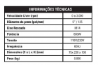 MXT-5138 Politriz 5 pol. 600w