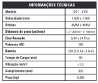 SGT-8101 Politriz Nano Híbrida 180w 12v