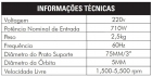 SGT-5112 Politriz roto orbital Forçada 3 pol. 710w