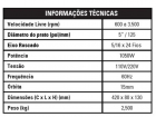 MXT-5130 Politriz roto orbital 5 pol. 15mm 1050w