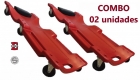 0699990000 Carro esteira para mecânico VERMELHO - Combo 2 unidades SIGMA TOOLS