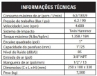 SGT-0556 Chave de impacto 1 pol. Pistola