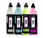 KIT Polimento Automotivo V10 Corte + V20 Refino + V30 Lustro + V80 Selante VONIXX