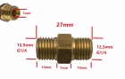 Adaptador Conector G1/4M x G1/4M