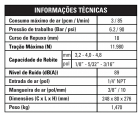 SGT-0713A Rebitador hidropneumático 3/16´´