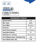 PWR-35 Chave de Impacto 1/2 e Parafusadeira 1/4 pol. a bateria 350nm 21v PWR TOOLS - SEM BATERIA