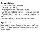 PWR-35 Chave de Impacto 1/2 e Parafusadeira 1/4 pol. a bateria 350nm 21v PWR TOOLS - SEM BATERIA